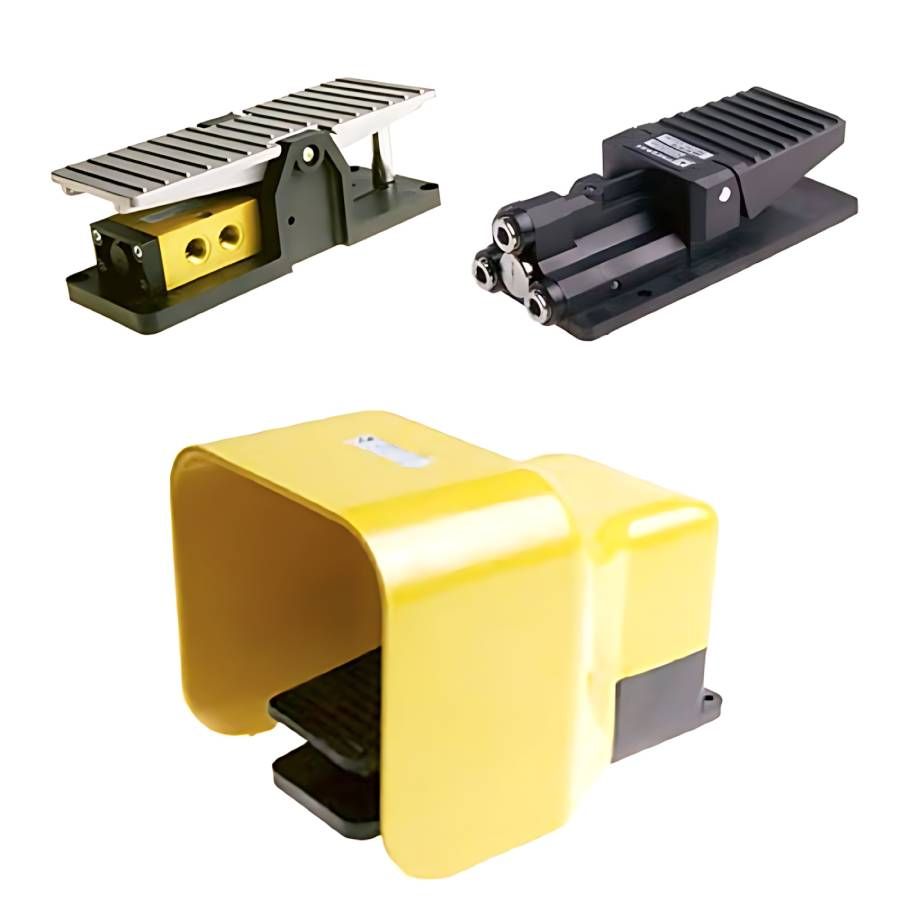 Lábműködtetésű szelepek 5/2, 5/3 (228, 214-es sorozat)