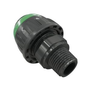 Külső menetes csővég 40 mm - G1", zöld